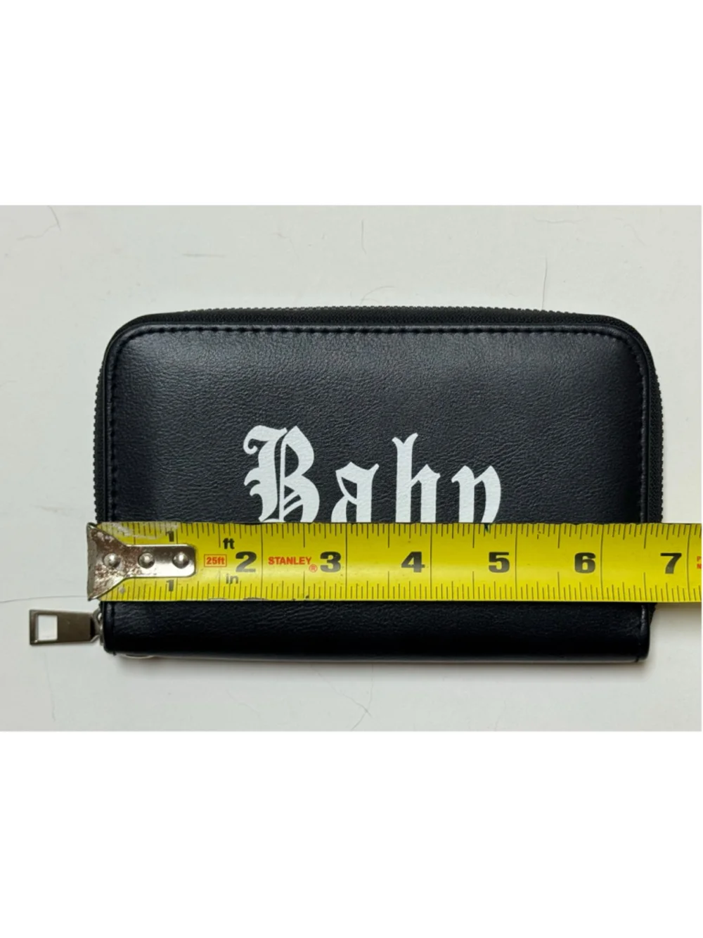 Unbranded Women’s Black and White Baby Graphic Zip-Around Wallet
